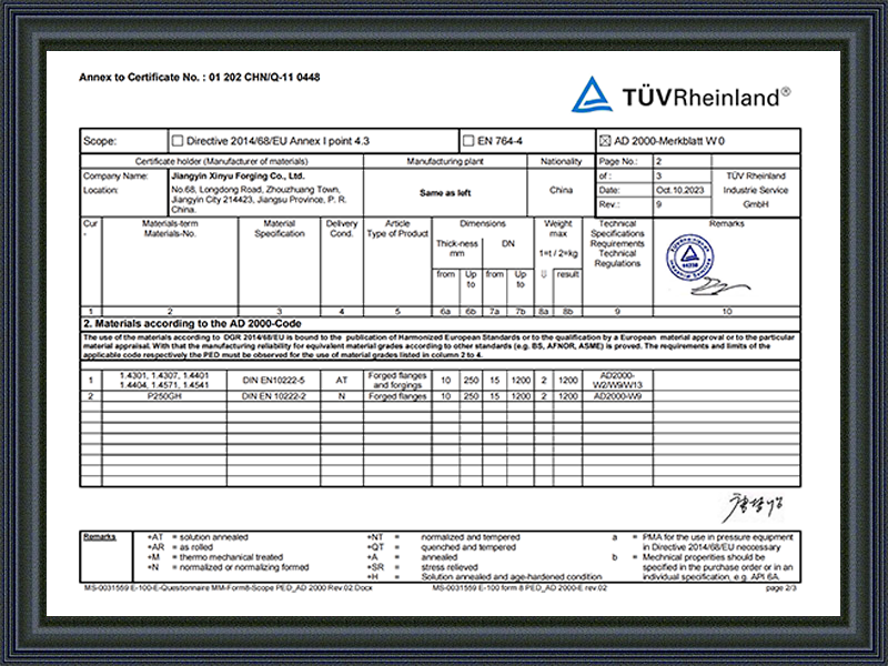 PED Cert